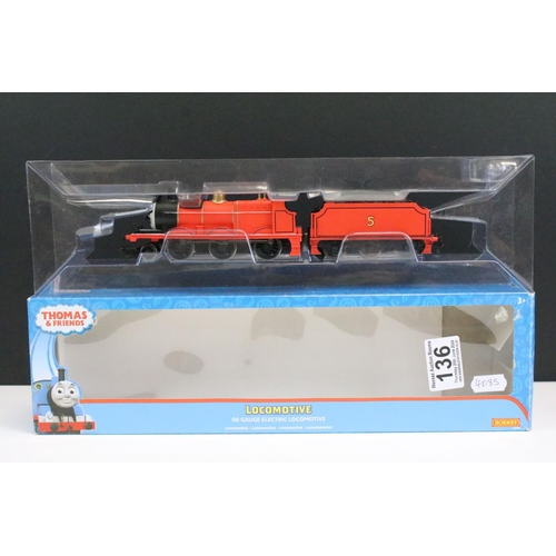 136 - Boxed Hornby OO gauge Thomas & Friends R9290 James the red engine locomotive