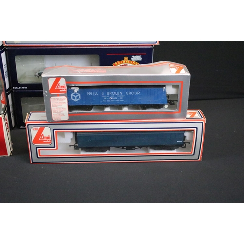 179 - Boxed Lima OO gauge 205132 MWG Railcar No 22 plus 10 x boxed OO gauge items of rolling stock to incl... 