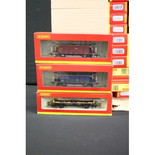 188 - 53 Boxed Hornby OO gauge items of rolling stock to include R6287C Mainline YGB Seacow weathered, R63... 