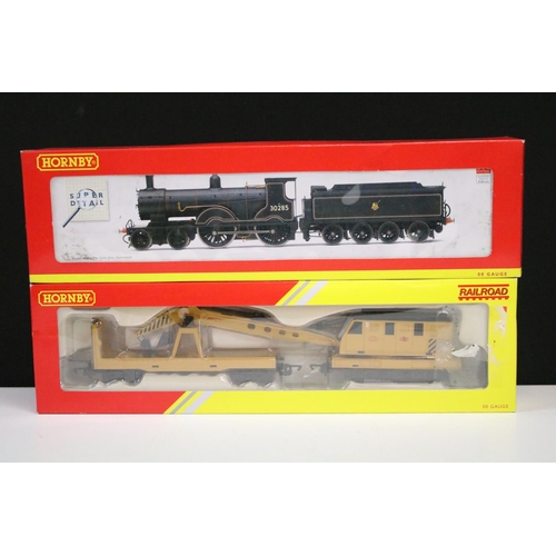 189 - Four boxed Hornby OO gauge locomotives to include ltd edn R2683 LMS 4-2-2 Caledonian Single 14010, R... 