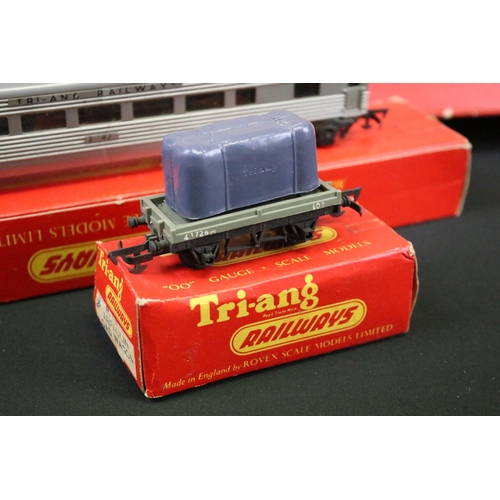 144 - 11 Boxed Triang OO gauge model railway to include R1X Passenger Train, R78 Girder Bridge, 2 x R25 Vi... 