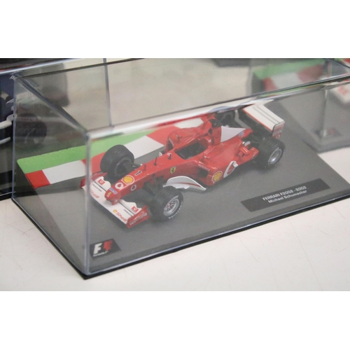 1285 - 38 Boxed Panini 1/43 Formula 1 diecast model cars to include Mario Andretti's 1978 Lotus 79, Miks Ha... 