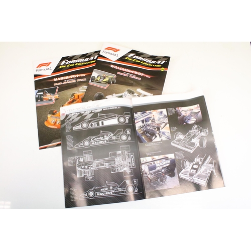 1285 - 38 Boxed Panini 1/43 Formula 1 diecast model cars to include Mario Andretti's 1978 Lotus 79, Miks Ha... 