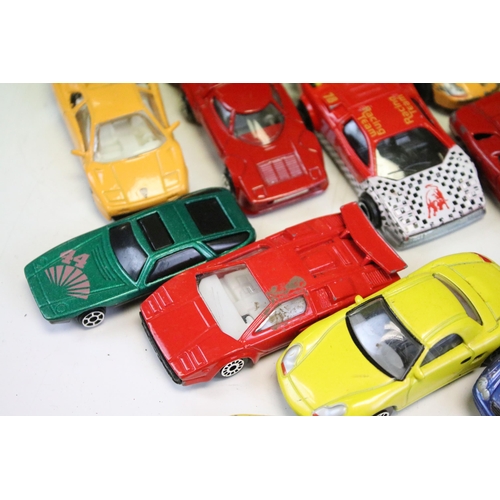 1298 - Over 120 diecast models to include Corgi, Hot Wheels and others featuring Jaguar XJ-S V12, Ford Crow... 