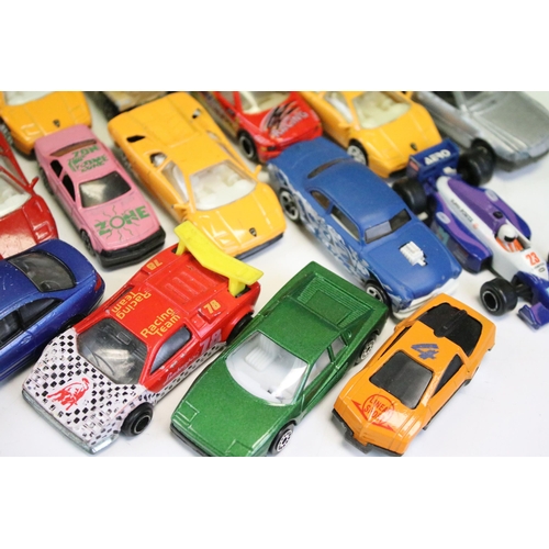 1298 - Over 120 diecast models to include Corgi, Hot Wheels and others featuring Jaguar XJ-S V12, Ford Crow... 