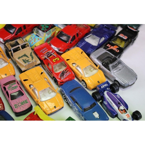 1298 - Over 120 diecast models to include Corgi, Hot Wheels and others featuring Jaguar XJ-S V12, Ford Crow... 