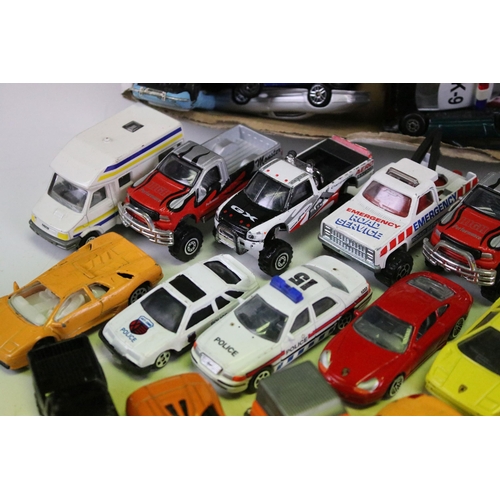 1298 - Over 120 diecast models to include Corgi, Hot Wheels and others featuring Jaguar XJ-S V12, Ford Crow... 