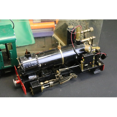 217 - Group of G scale model railway to include a near complete Roundhouse Jack 0-4-0 locomotive with inst... 