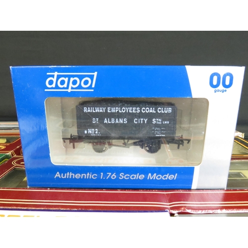 244 - 16 Boxed OO gauge items of rolling stock to include 6 x Dapol, 2 x Lima, 2 x Replica, 1 x Wrenn, 3 x... 