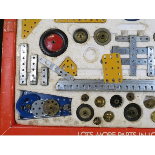 361 - Boxed Meccano Set No. 8 with contents appearing complete and contained within two polystyrene inner ... 