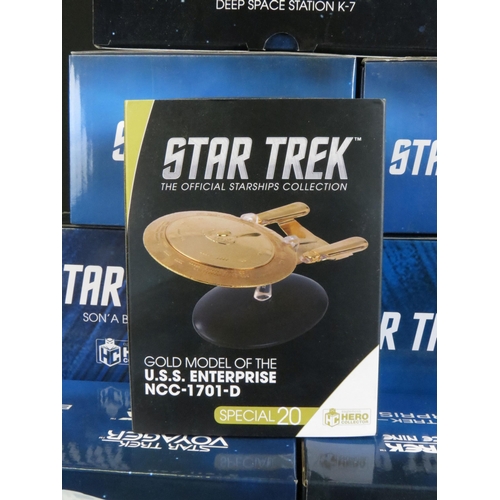 367 - 24 Boxed Eaglemoss Star Trek diecast models featuring 6 x Hero Collector editions (Special 23, Speci... 