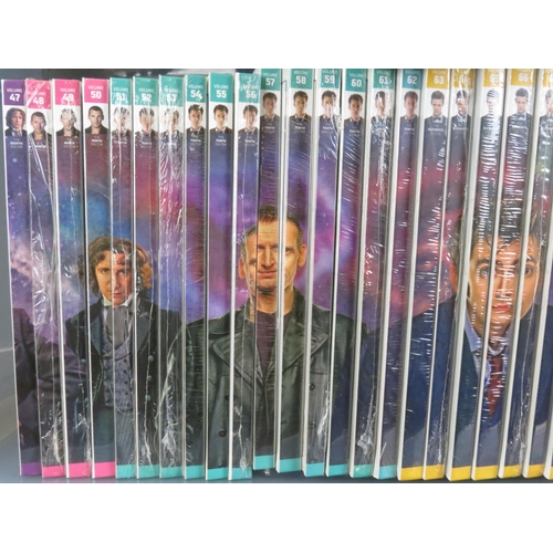 372 - Near complete collection of 89 Dr Who The Complete History Hardback Books published by Hachette from... 