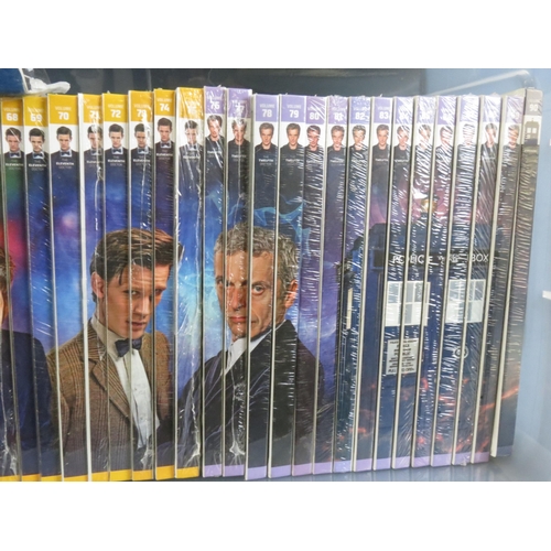 372 - Near complete collection of 89 Dr Who The Complete History Hardback Books published by Hachette from... 