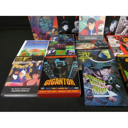 384 - Collection of DVD box sets to include Astro Boy Ultra Collector's Edition Set 1, Arrow Video The Dai... 