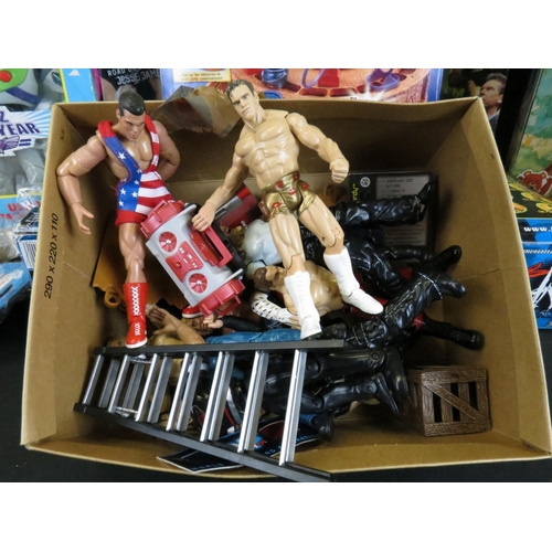 404 - TV Related - Collection of TV Related figures to include Jakks Pacific WWF/WWE sets (Smackdown Live ... 