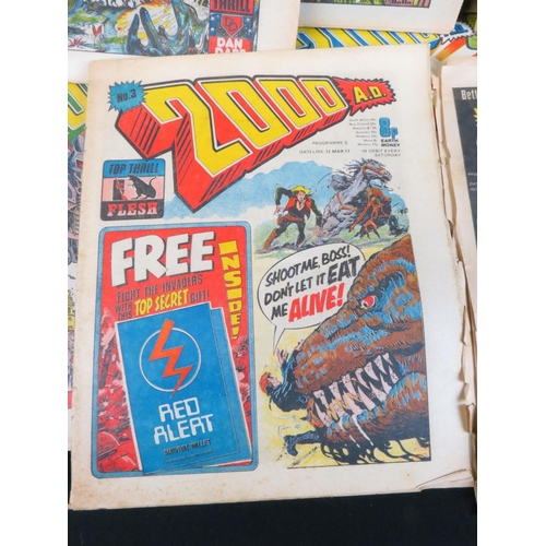 413 - Comics - Collection of 2000 A.D comics including issues 2 to 372, missing issues 24, 71, 106, 109, 1... 