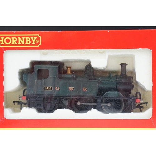 42 - Seven boxed Hornby OO gauge locomotives to include R2065 LMS 0-4-0 Pug Locomotive 11232, R2877 BR 0-... 