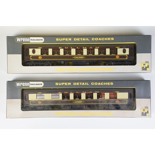 49 - 12 Boxed Wrenn OO gauge items of rolling stock to include 4 x Super Detail Coaches and 8 x Super Det... 