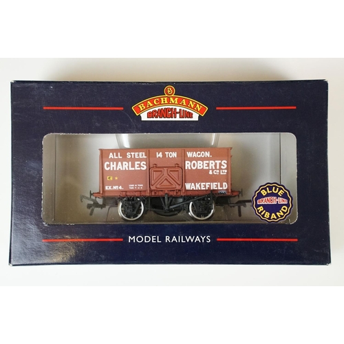 61 - 49 Boxed Dapol OO gauge items of rolling stock featuring coaches and wagons with some custom example... 