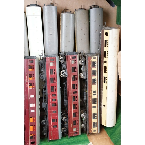 110 - Around 55 OO gauge items of rolling stock, all various coaches mainly featuring Triang examples