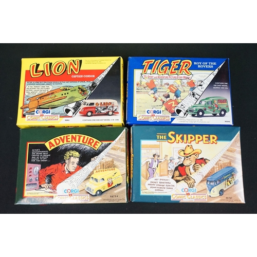 1143 - 10 Boxed Corgi Comic Classics ltd edn diecast models to include The Dandy, Lion, Adventure, The Rove... 