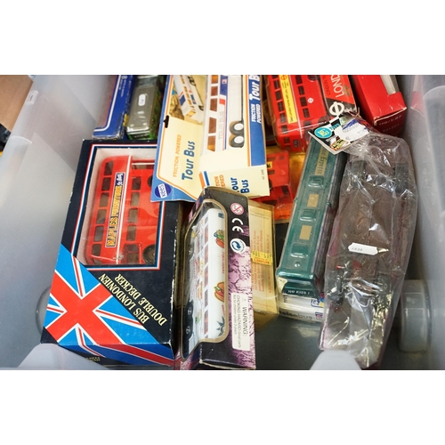 1145 - 46 Boxed diecast models featuring Lledo Marathons, Majorette 3000, Majorette 300, Tesco Autoclub, So... 