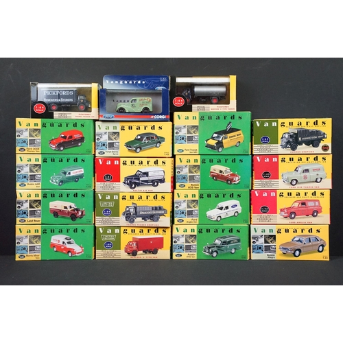 1164 - 19 Boxed 1/43 scale Vanguards diecast models to include VA06201, VA6003, VA7002, VA01117, VA07602, V... 