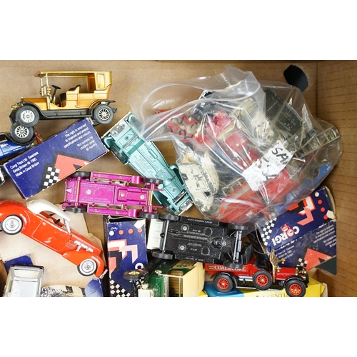 1166 - Collection of boxed and unboxed diecast models to include play worn Matchbox 75 Series emergency veh... 