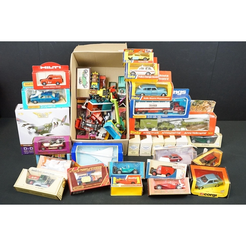 1167 - Collection of boxed and unboxed diecast models to include 34 x boxed diecast models featuring Dinky ... 