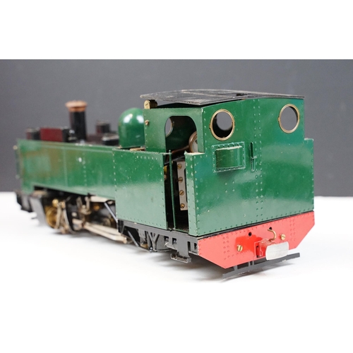 251 - Roundhouse G scale 2-6-2 live steam locomotive in green livery along with a boxed HiTec Laser 4FM Ch... 