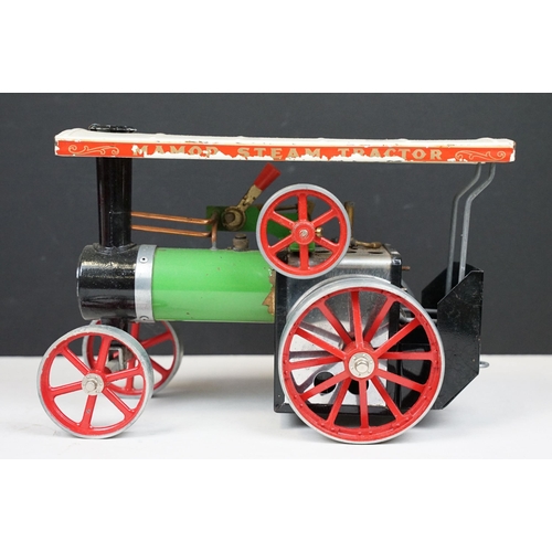 257 - Steam Engine - Boxed Mamod TE1A Traction Engine, showing a but of play wear but gd overall, side fla... 