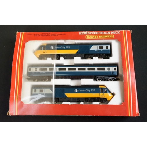 85 - Boxed Hornby OO gauge R332 High Speed Train Pack plus 5 x boxed locomotives to include 4 x Hornby (R... 