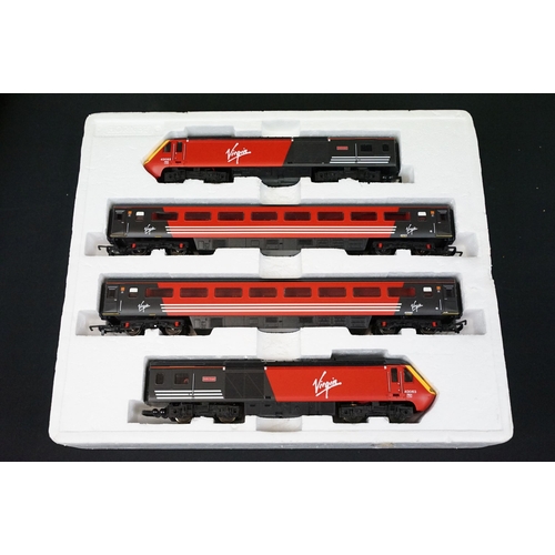 95 - Boxed Hornby R1023 Virgin Trains electric train set containing locomotive and rolling stock (no trac... 