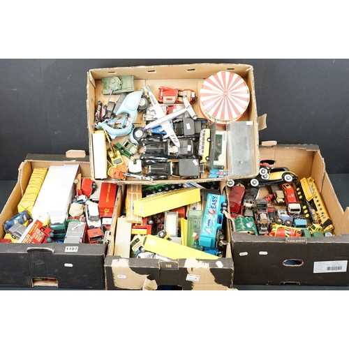 1187 - Large quantity of diecast models to include Franklin Mint Precision Models featuring 1929 Rolls Royc... 