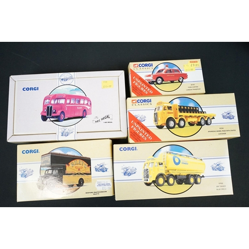 1194 - 26 Boxed Corgi diecast models to include 7 x Commercials, 16 x Road Transport, 2 x Public Transport ... 