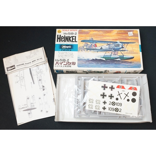 262 - Nine boxed and unbuilt plastic model kits and figure sets to include 3 x Hasegawa figure sets (X72-8... 