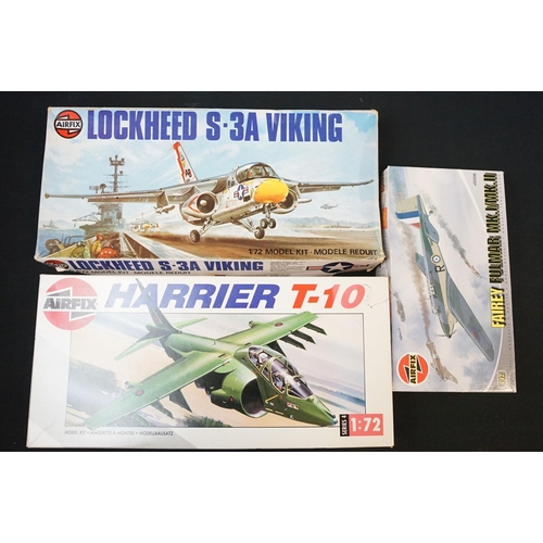 266 - 30 Boxed 1/72 Airfix plastic model plane kits to include 02053 Westland Lysander, 01048 AVRO 504K, 0... 