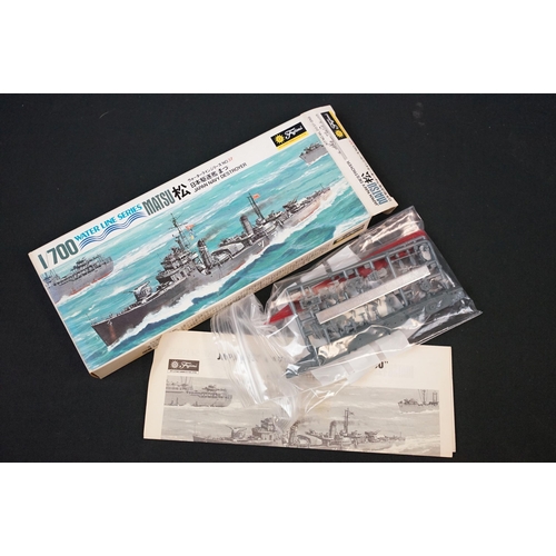 269 - 27 Boxed Water Line Series 1/700 plastic model kits to include 22 x Fujimi and 5 x Aoshima featuring... 