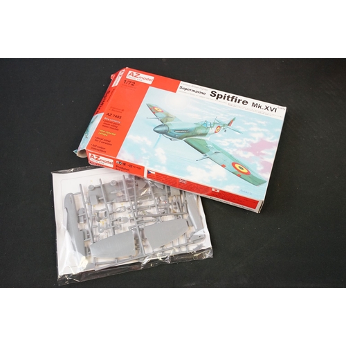 270 - 35 Boxed 1/72 scale plastic model kits to include Revell 05691 Level 5 Hurricane Mk.1, Tamiya 60756 ... 