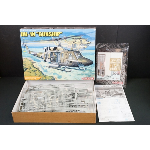 272 - 20 Boxed Dragon plastic model kits of various scale to include military planes, ships and vehicles f... 