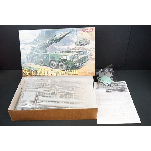 272 - 20 Boxed Dragon plastic model kits of various scale to include military planes, ships and vehicles f... 