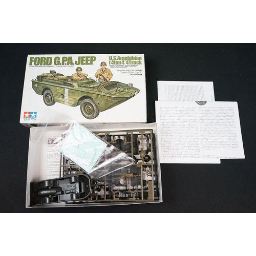 275 - 12 Boxed Tamiya 1/35 plastic military model kits to include 275 Japan Ground Self Defense Force Ligh... 