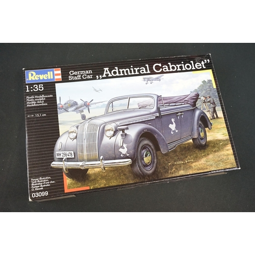 277 - 15 Boxed Revell plastic model kits to include 7 x 1/32, 7 x 1/35 and 1 x 1/28 featuring 1/32 04702 M... 