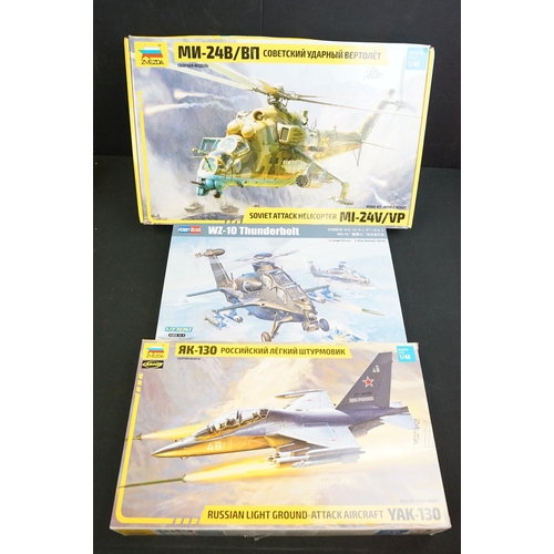 280 - 26 boxed and unbuilt plastic model kits to include 1/48 scale, 1/35 scale and 1/72 scale, featuring ... 