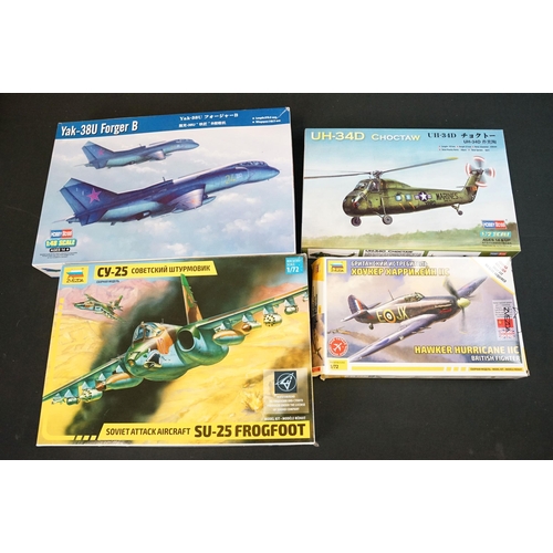 280 - 26 boxed and unbuilt plastic model kits to include 1/48 scale, 1/35 scale and 1/72 scale, featuring ... 