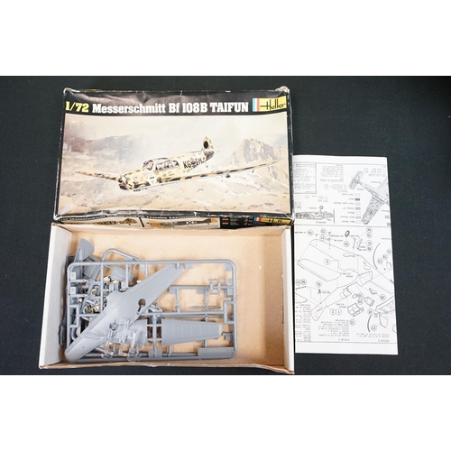 281 - 18 Boxed Heller plastic model kits to include 1/400 81090 Arromanches HMS Colossus, 1/35 81132 PzKpf... 