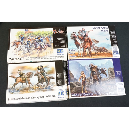 290 - 33 Boxed Master Box Models 1/35 plastic model figure kits featuring 3520 D-Day June 6th 1944, 3538 S... 