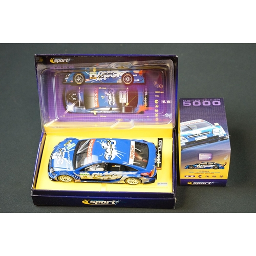 341 - Quantity of Scalextric to include 2 x boxed slot cars featuring C2592A Opel Vectra GTS V8 DTM and C2... 