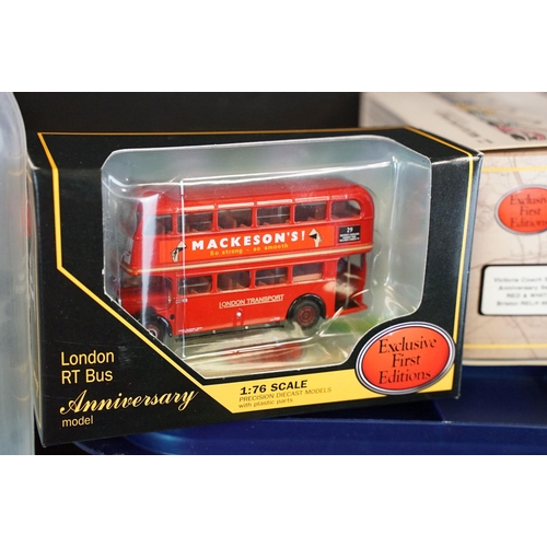 1241 - 48 Boxed 1/76 scale EFE Exclusive First Editions diecast model buses to include 4 x London Transport... 