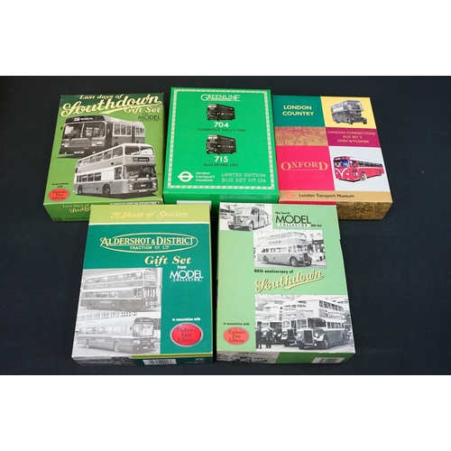 1242 - 16 Boxed EFE Exclusive First Editions diecast model gift sets to include Green Line Set 5, Routemast... 